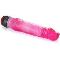 Wibrator w kształcie penisa - męski gruby członek z wibracjami - 76554433 - 2