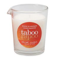 Świeca do masażu o zapachu słodkiej brzoskwini do gry wstępnej - 74852197 - 2