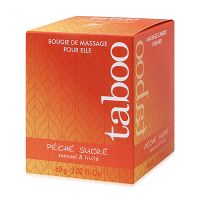 Świeca do masażu o zapachu słodkiej brzoskwini do gry wstępnej - 74852197 - 3