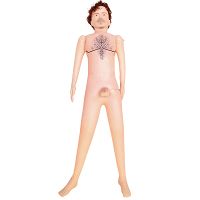 Dmuchana lalka miłości 3D Dennis z wibrującym penisem - 78861925 - 4