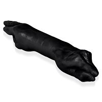 Podwójne czarne dildo analne do fistingu lesbijskie - 77970138 - 2