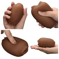 Dwustronny masturbator dla mężczyzn brązowa pochwa i usta - 73146932 - 4