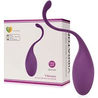 Silikonowe jajko sterowane aplikacją jajeczko wibrujące - 73843225 - 4