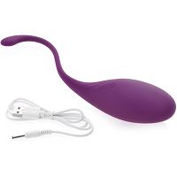 Silikonowe jajko sterowane aplikacją jajeczko wibrujące - 73843225 - 2