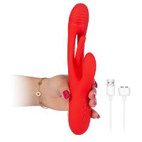 Nowoczesny wibrator z języczkiem i wypustką 3 silniki 343 kombinacje - 77325766 - 2