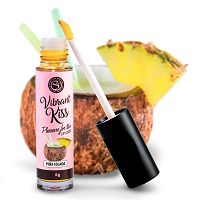 Vibrant Kiss Pina Colada smakowy błyszczyk wibrator w płynie - 78554345 - 3