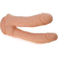 Gigantyczny podwójny penis xxxl do penetracji pochwy i anusa olbrzymie dildo na przyssawce - 76979567 - 4