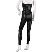 Obcisły kombinezon erotyczny z efektem wet skin sex bielizna dla kobiet - 71851885 - 4