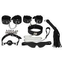 Luksusowy zestaw BDSM EROSPACE WILD PLAY C10 7 produktów - 76139335 - 3