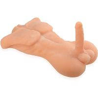 Tors z wielkim penisem i jądrami męska lalka umięśniony kochanek – 76980464 - 2