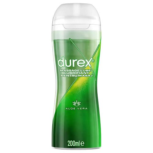 Durex massage lube aloe vera - kojący żel intymny i do masażu 200 ml - 78728365