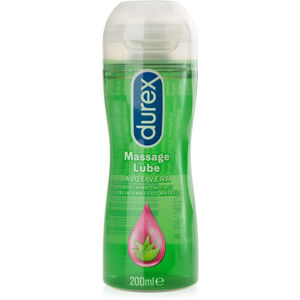 Durex massage lube aloe vera - kojący żel intymny i do masażu 200 ml - 78728365