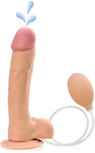 Duże realistyczne dildo, penis z prawdziwym wytryskiem - 76855657