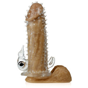 Silikonowa nakładka z wibrującym słonikiem z setkami wypustek - lbb 026205