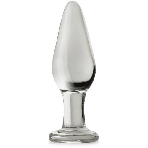 KOREK ANALNY SZKLANY - PLUG DO ANUSA - 76554321