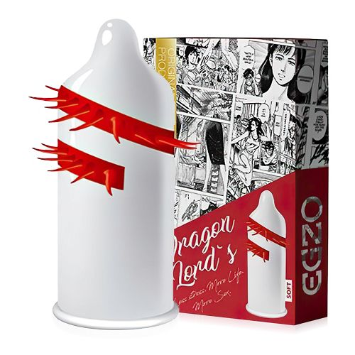 Prezerwatywa z wypustkami EGZO Dragon Lords - 70856021