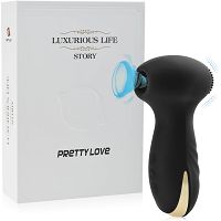 Nowoczesny masturbator, masażer łechtaczkowy z funkcją ssania - 77895145 - 3