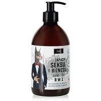 Wegański zestaw  dla mężczyzn DOBERMAN żel+szampon+olejek - 73603910 - 5