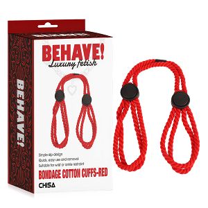 Czerwony bawełniany sznur do krępowania BDSM dla początkujących - 75449209