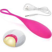 Wibrujące jajko z pilotem silikonowe sex jajeczko do stymulacji - 10 funkcji - 71429410 - 2