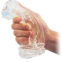 Dyskretny masturbator żelowy z wypustkami miękka galaretka w tubie - 70059904 - 2