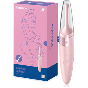 SATISFYER TWIRLING DELIGHT - WIBRATOR PUNKTOWY MASAŻER ŁECHTACZKI - 71078957