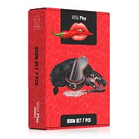 Luksusowy zestaw BDSM EROSPACE WILD PLAY C8 7 produktów - 75390158 - 10