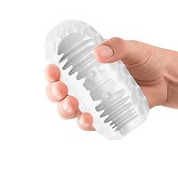 Elastyczny masturbator dla mężczyzn z prążkami 13 cm - 79133801 - 3