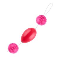 Stymulujący łańcuszek potrójne kulki gejszy z obciążnikiem - 72011727 - 3