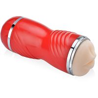 Podwójny masturbator dla panów usta sztuczna pochwa sex oralny klasyczny – 76306562 - 2