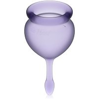 Satisfyer feel good - kubeczek menstruacyjny zestaw 2 szt. - 73402844 - 3