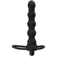 Wibrująca sonda korek analny zakładany na penisa - 78058119 - 3