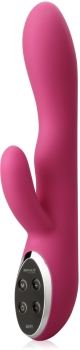 NIESAMOWICIE ZMYSŁOWY SILIKONOWY RÓŻOWY WIBRATOR – 10 FUNKCJI WIBRACJI - RWM 801 PINK