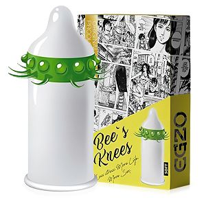 Prezerwatywa z wypustkami EGZO Bee's Knees - 74910457
