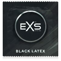 Prezerwatywy z czarnego lateksu EXS BLACK LATEX 12 szt. - 78496749 - 4