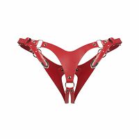 Obsessive Inferro czerwone stringi z otwartym krokiem - 72500255 - 2