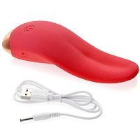 Wibrujący język wyjątkowy masturbator dla kobiet - 73621279 - 4