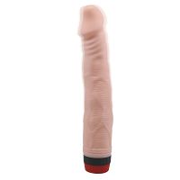 Klasyczny wibrator realistyczny penis z płynną wibracją 22 cm - 79141754 - 2