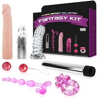 Fantasy kit 7 elementów - zestaw zabawek erotycznych dla par - 79819678 - 10