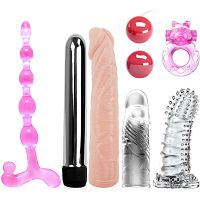 Fantasy kit 7 elementów - zestaw zabawek erotycznych dla par - 79819678 - 2