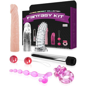 Fantasy kit 7 elementów - zestaw zabawek erotycznych dla par - 79819678
