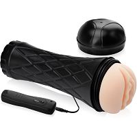 Wibrująca sztuczna pochwa wagina w tubie masturbator – 77373833 - 2