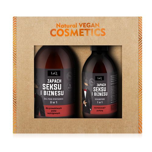 LAQ Zapach Seksu i Biznesu zestaw dla mężczyzn żel pod prysznic + szampon - 72832784