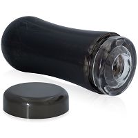 Sztuczna żelowa pochwa w czarnej tubie wnętrze z wypustkami - 72738661 - 3