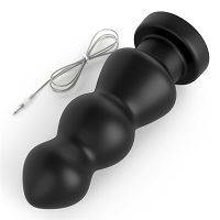Duży wibrujący korek analny z pilotem 7 cm średnicy 10 funkcji - 79399862 - 3