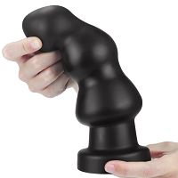 Duży wibrujący korek analny z pilotem 7 cm średnicy 10 funkcji - 79399862 - 4
