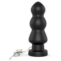 Duży wibrujący korek analny z pilotem 7 cm średnicy 10 funkcji - 79399862 - 7