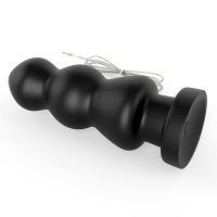 Duży wibrujący korek analny z pilotem 7 cm średnicy 10 funkcji - 79399862 - 9