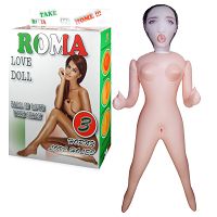 Dmuchana lalka miłości Roma z 3 otworami rozkoszy - 79063025 - 3