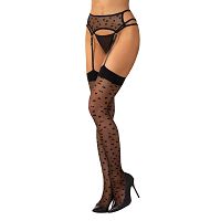 Obsessive Insinne pończochy z wbudowanym pasem S/M/L - 71700838 - 5